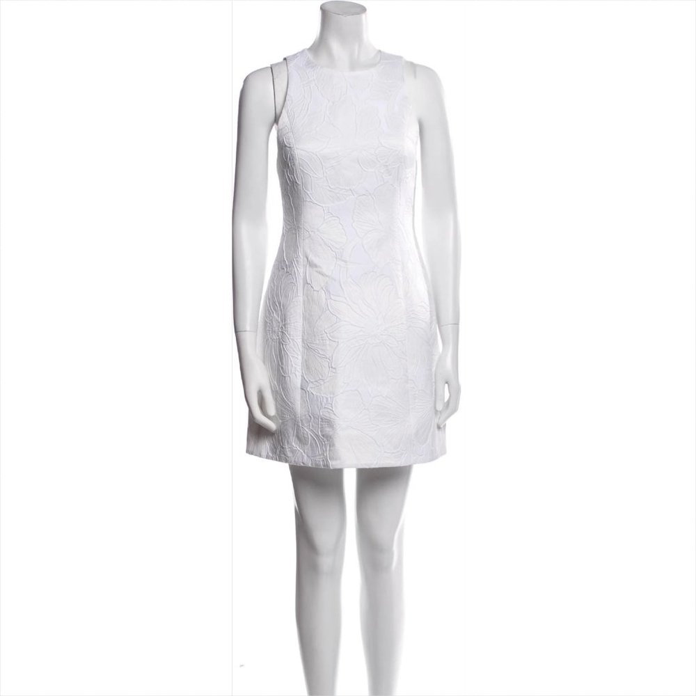 Alice and Olivia Coralia Lantern Dress With Open Back - Picture 2 of 13